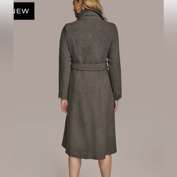DONNA KARAN WOOL COAT - Picture 8 of 12
